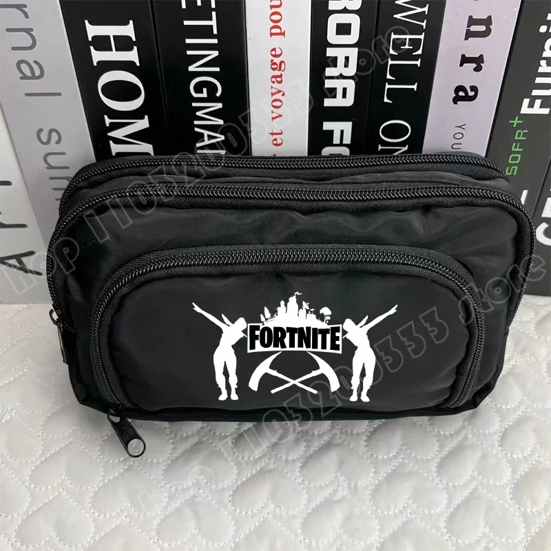 Estojo para Canetas Fortnite com Padrão Criativo do Jogo, Estojo Harajuku, Bolsa de Arrumação para Rapaz e Rapariga, Material de Regresso às Aulas, Presentes de Aniversário e Festa