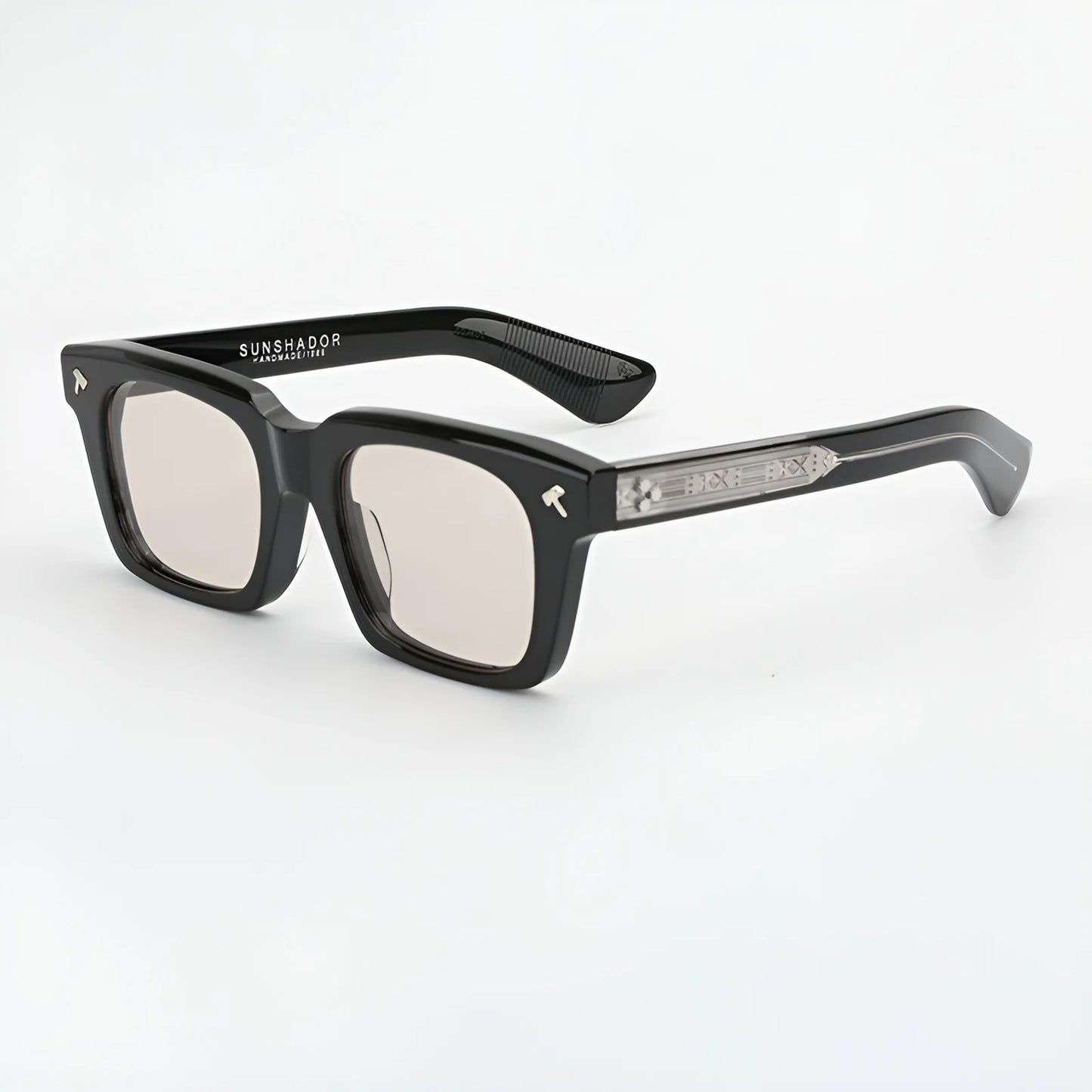 Top Quality Luxury Square Acetate Sunglasses For Men Women Classic Sunglasses outdoor UV400 Protection Logo Customization