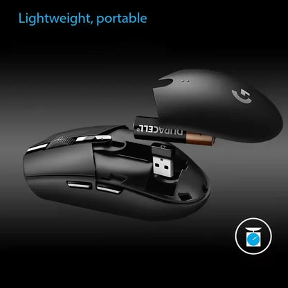 Logitech G304 Ligthspeed Wireless Gaming Mouse, Hero 12K Sensor, 12000DPI, 6 Programmable Buttons, Compatible PC MacOS