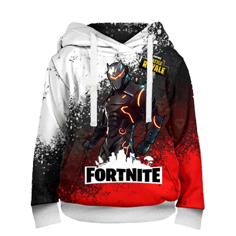 Fortnite Sweatshirt Kids Victory Royale 3D Printed Hoodies Men Women Children Game Hooded Streetwear Pullover for Birthday Gifts