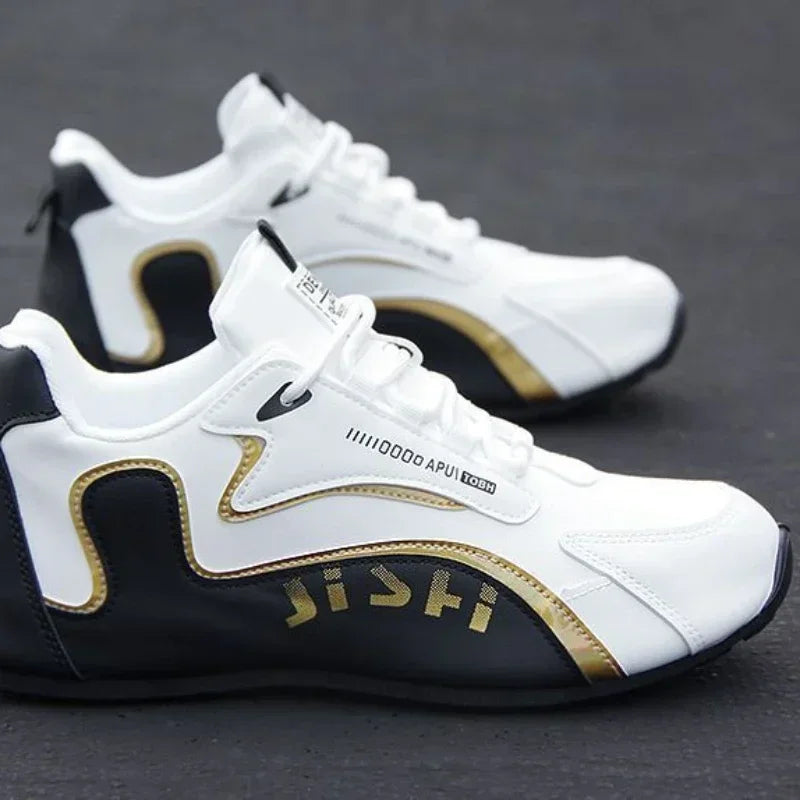 Pánske nepremokavé tenisky z PU kože, ležérna športová obuv, ľahké, priedušné, ploché, neklzkavé tenisky, Zapatillas Hombre