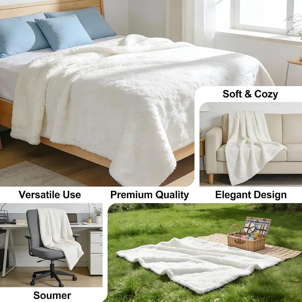 Throw High-Density Short Plush Blanket For Sofa Nap Air-Conditioned Room Soft Skin-Friendly World Of Warcraft
