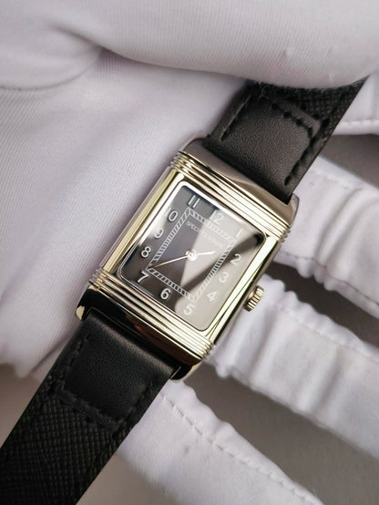 Specht&Söhne Reversible Square Watch Ronda Quartz Movt Stainless Steel Case Sapphire Crystal Flip Design Mens Fashion Wristwatch