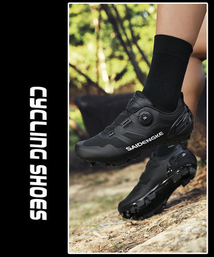 Nouvelles chaussures de cyclisme unisexes, professionnelles, légères, luxueuses, originales, pour route, VTT, course, vélo de mode, vélo de ville, sports de rue