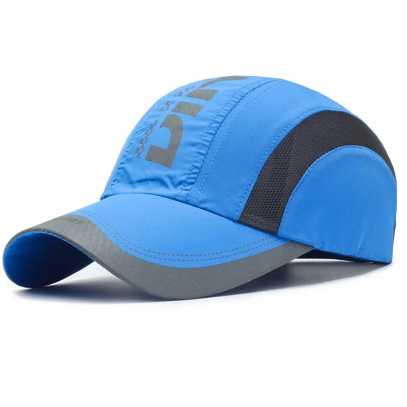 New Summer Hat Quick-Drying Cap Fashion Spring Baseball Cap Outdoor Sports Cap Breathable Mesh Hat Visor Hat