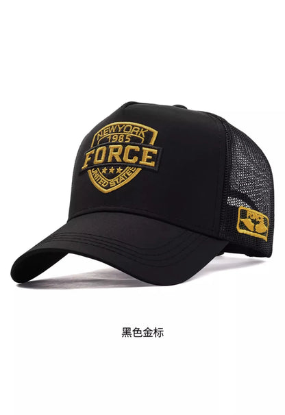 New Men's Summer Sun Hat - Breathable Mesh Baseball Cap, Lightweight UV Protection Snapback, Fashionable Trendy Sports Dad Hat