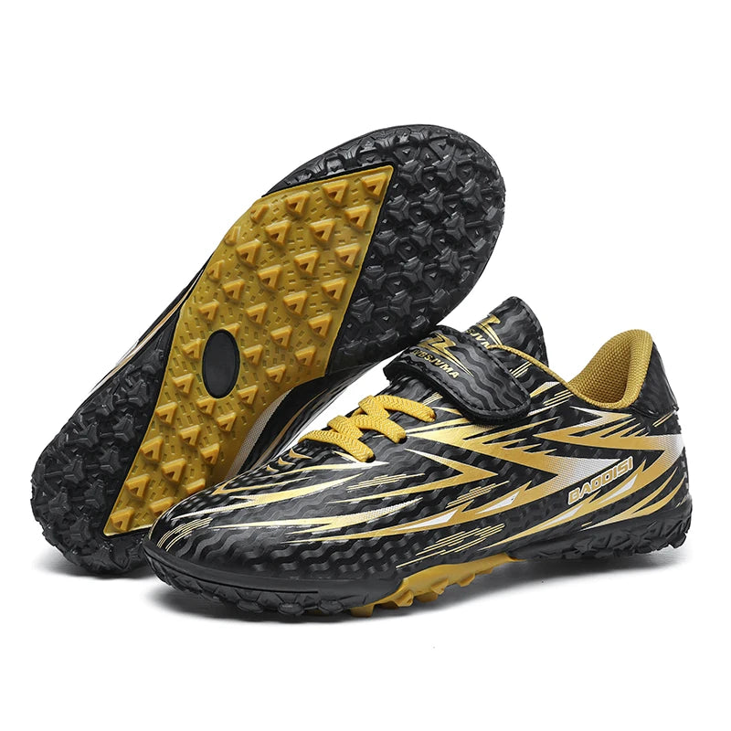 Nouvelles chaussures de football pour enfants, crampons antidérapants pour terrain de football, chaussures de football pour enfants, bottes de football d'intérieur, baskets professionnelles rapides, pointures 28-39.