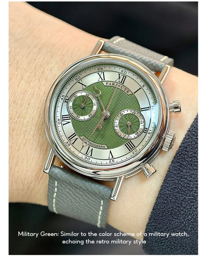 FARASUTE 2025 New Retro Mens Watches Quartz Watch For Men Speed Sports Chronograph AR Coating Sapphire VK64 Clock Reloj Hombre