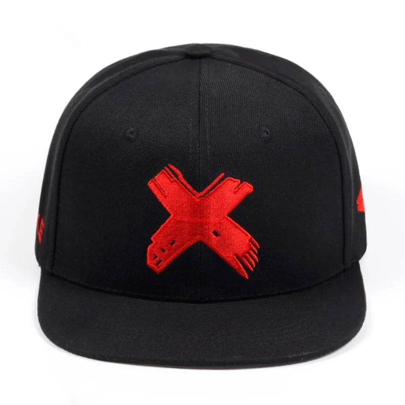 Unisex Simple Letter X Embroidery Hip-hop Hats Spring Autumn Outdoor Adjustable Casual Baseball Caps Sunscreen Hat