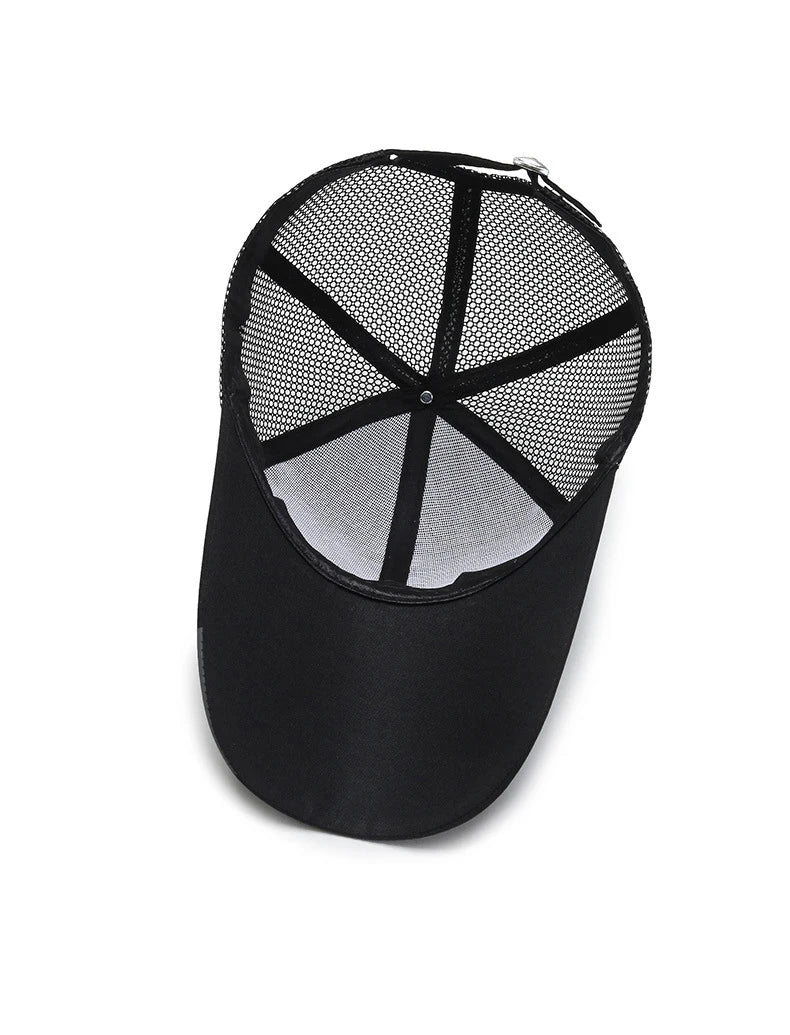 Mens Summer Quick Dried Korean Casual Breathable Mesh Fisherman Hat