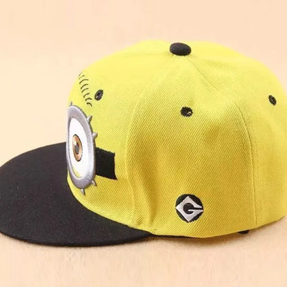 In Stock Minions Baseball Cap Anime Kids Adult Funny Travel Hip Hop Sun Visors Kawaii Hats Boys Cartoon Embroidered Hat Gift
