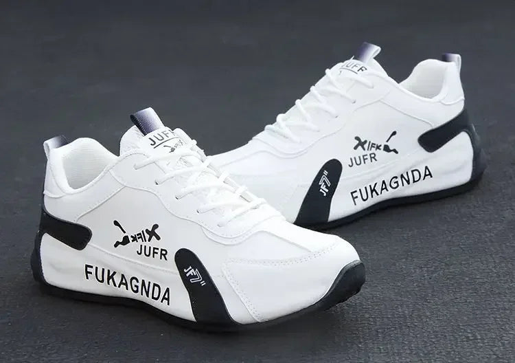 Pánske nepremokavé tenisky z PU kože, ležérna športová obuv, ľahké, priedušné, ploché, neklzkavé tenisky, Zapatillas Hombre