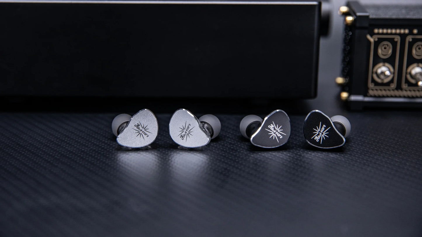 Kiwi Ears Belle 10mm DLC Dynamic Driver in-Ear Monitor, HiFi Wired Earbuds with Dual Silver-Plated Cables, Professional  linsoul