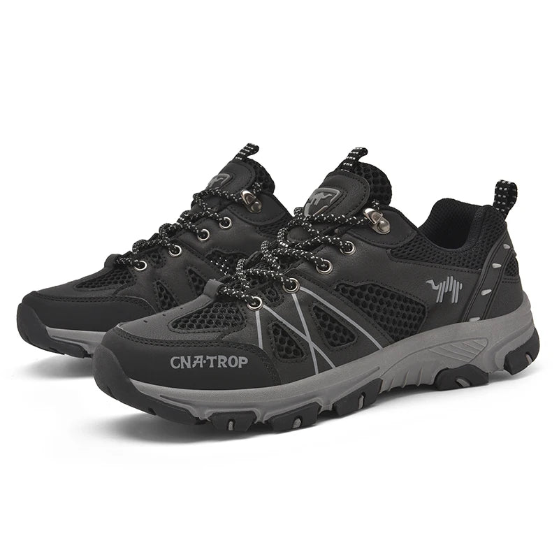 Men's Hiking Shoes Breathable Mesh Sports Single Shoes Summer Outdoor Wear-resistant  Hiking and Hunting Tactical Sports Shoes