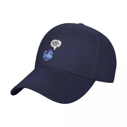 Czapka z daszkiem „Grumpy Blue Chicken” z gry Stardew Valley – zabawne czapki, czapki wędkarskie, luksusowa czapka męska, czapki dla kobiet i mężczyzn
