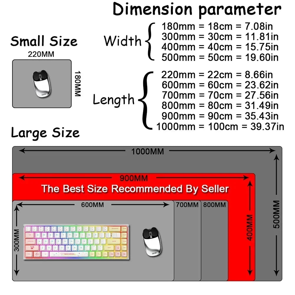 Large XXL DIY Cool Overwatch Mouse Pad Keyboard Table Gaming Accessories Non-Slip Rubber Edge locking spped Laptop Rug desk Mat, Produit gaming premium Fraquane