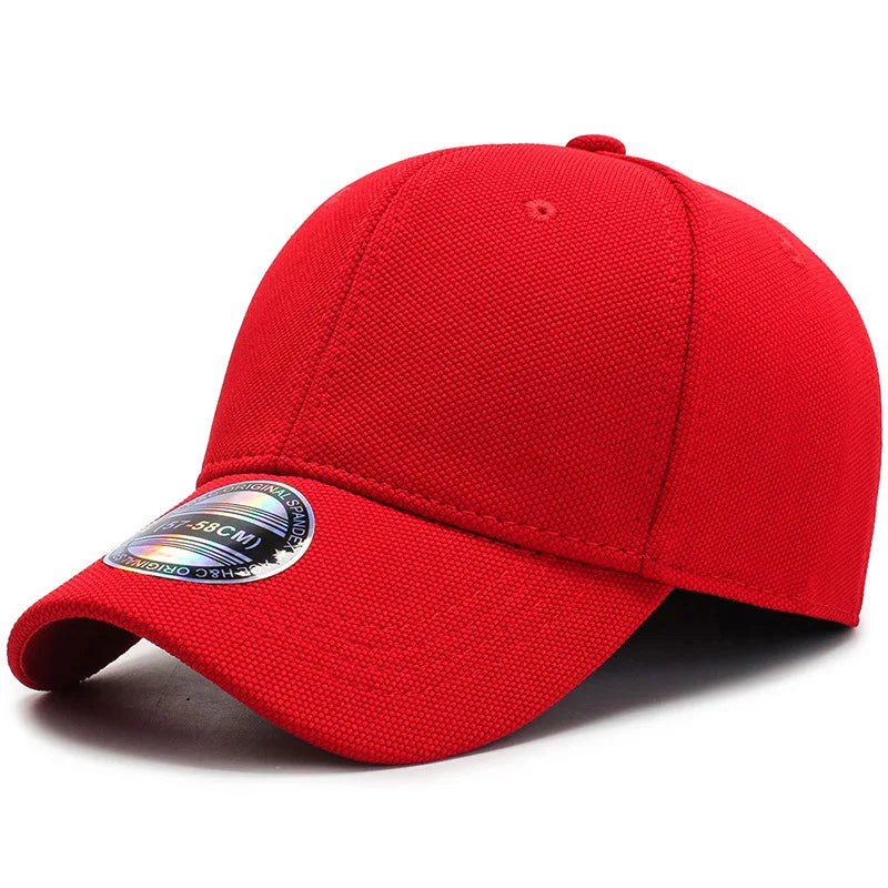 Brand Oohmy Back Closed Baseball Cap for Small Head Lady Man Blank Hiphop Snapback Hat Fitted Flat Caps 58cm to 60cm