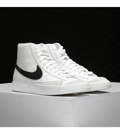 Nike Official Authentic BLAZER MID '77 Men's and Women's Casual Comfortable Sneakers BQ6806-100