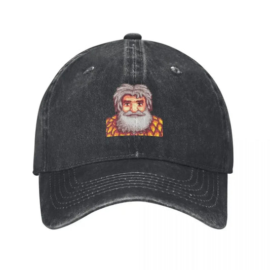 Stardew Valley Linus Baseball Cap Sunhat funny hat Kids Hat Hat Man Luxury Women's 2026 Men's