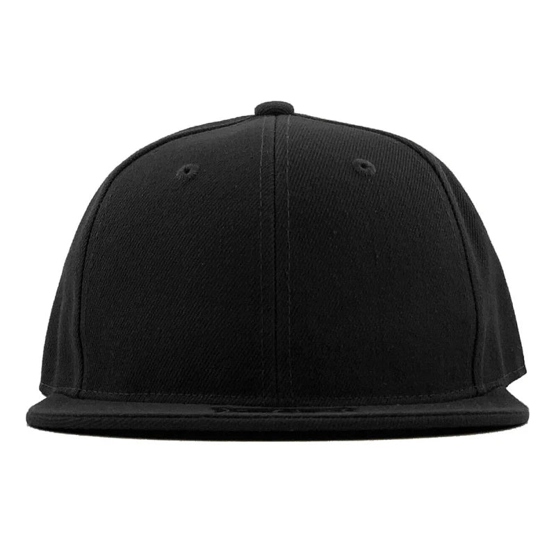 Full Closed Fitted Cap Hat New York Size Plus Large Trucker Men Bill Hip Hop Solid Baseball Snapback Blank Flat Visor Brim Era