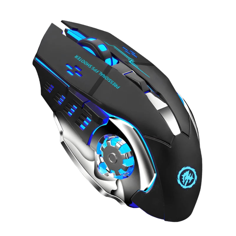 2.4G Bluetooth Wireless Rechargeable Mouse Gaming Mouse For Laptop RGB Backlight E-Sports Mechanical Mouse For PC Computer Gamer