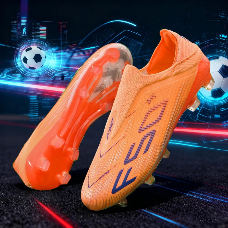 New Men Football Boots Non-Slip Match Grass Cleats High-top High-quality Soccer Shoes Futsal Sneakers Indoor Hot-selling Outdoor