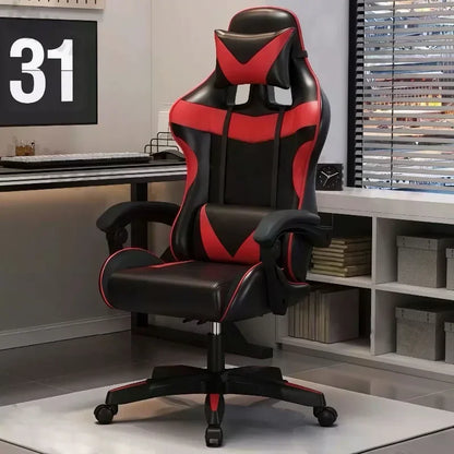Chaise de bureau inclinable confortable pour longues heures, idéale pour le jeu et le travail, chaise de jeu ergonomique pour les sessions de streaming