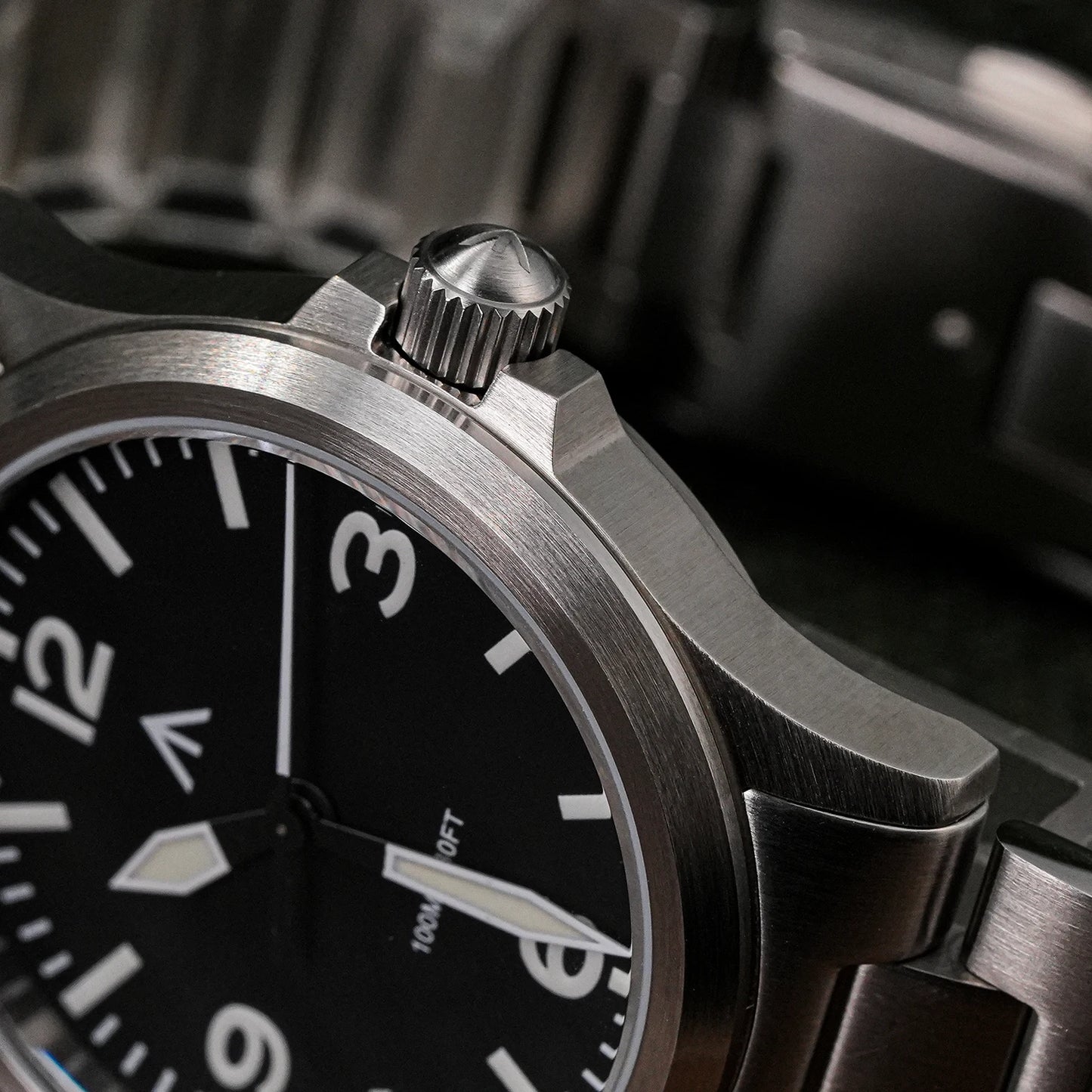 MILITADO ML18 36mm  Watch VH31 Sweep second Quartz Movement 316L Steel Sapphire BGW9 Lume 100M Waterproof Men's Wristwatch