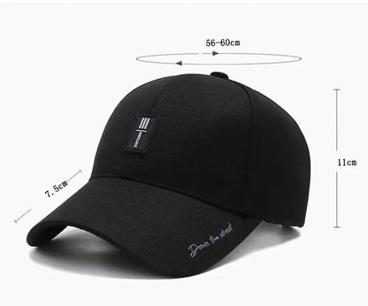 Hat Men's Spring and Autumn Caps, Middle-Aged and Elderly Hats, Four Seasons Casual Sunshade, Men's Baseball Caps