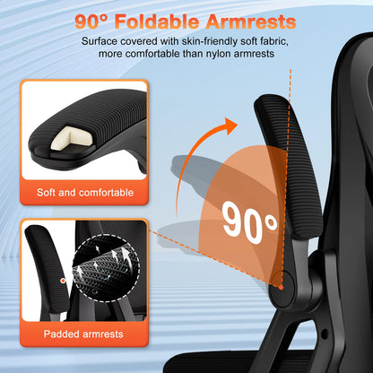 Office Chair Ergonomic Reclining 90°-135°,Desk chair with Lumbar Support,Computer chair Adjustable Headrest,living room chairs