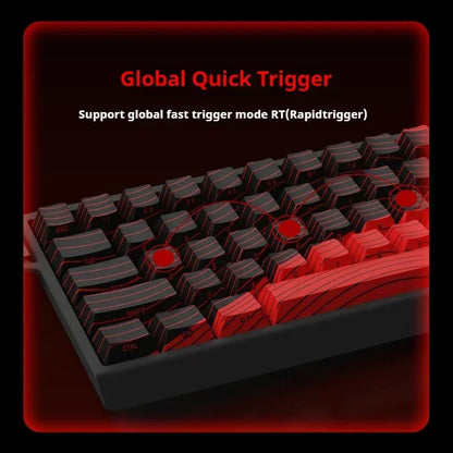 FGG MAD60 Tastiera da Gaming RGB ad Asse Magnetico, dedicata al gioco, Full Key Hot Swap, risposta rapida, tastiera gaming personalizzata entry-level