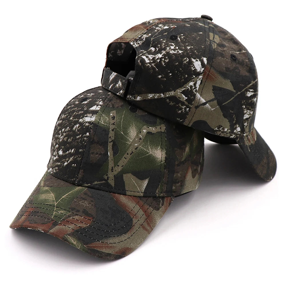 Camouflage Men Women Baseball Cap Outdoor Sports Jungle Hunting Sun Hat High Quality Unisex Cotton Tactical Hats Gorras MZ0438