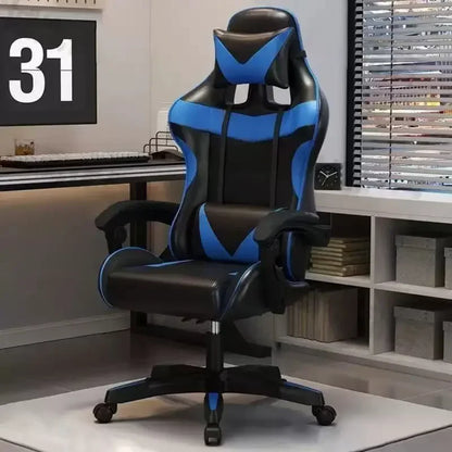 Chaise de bureau inclinable confortable pour longues heures, idéale pour le jeu et le travail, chaise de jeu ergonomique pour les sessions de streaming
