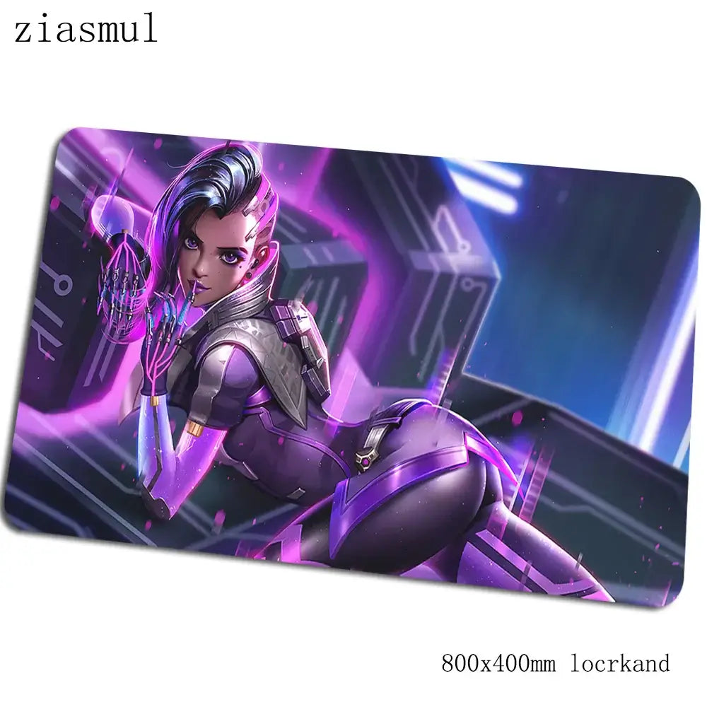 Tapete de rato Overwatch 800x400x3mm — bestseller, tapete gaming grande para rato e teclado, acessórios gaming para PC gamer
