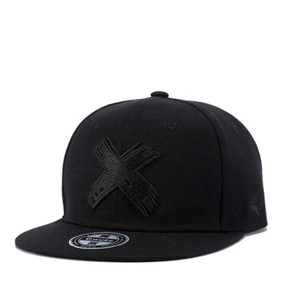 Unisex Simple Letter X Embroidery Hip-hop Hats Spring Autumn Outdoor Adjustable Casual Baseball Caps Sunscreen Hat