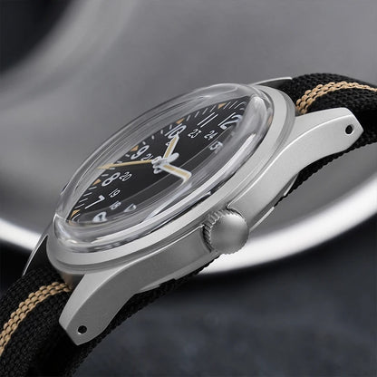Militado ML07 Military Watch VH31 Quartz Movement Sapphire Crystal Luminous AR Coating Vintage Watches 100m Waterproof