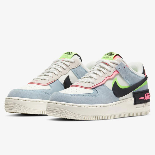 Nike Originals muške casual cipele Air Force 1 Shadow AF1 ružičasto-plave boje macaron CU8591-101