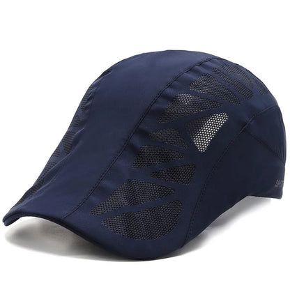 Unisex SPORTS Letter Printed Quick-drying Baseball Cap Sunhats Outdoor Summer Breathable Mesh Sunshade Caps Beret Visor Golf Hat