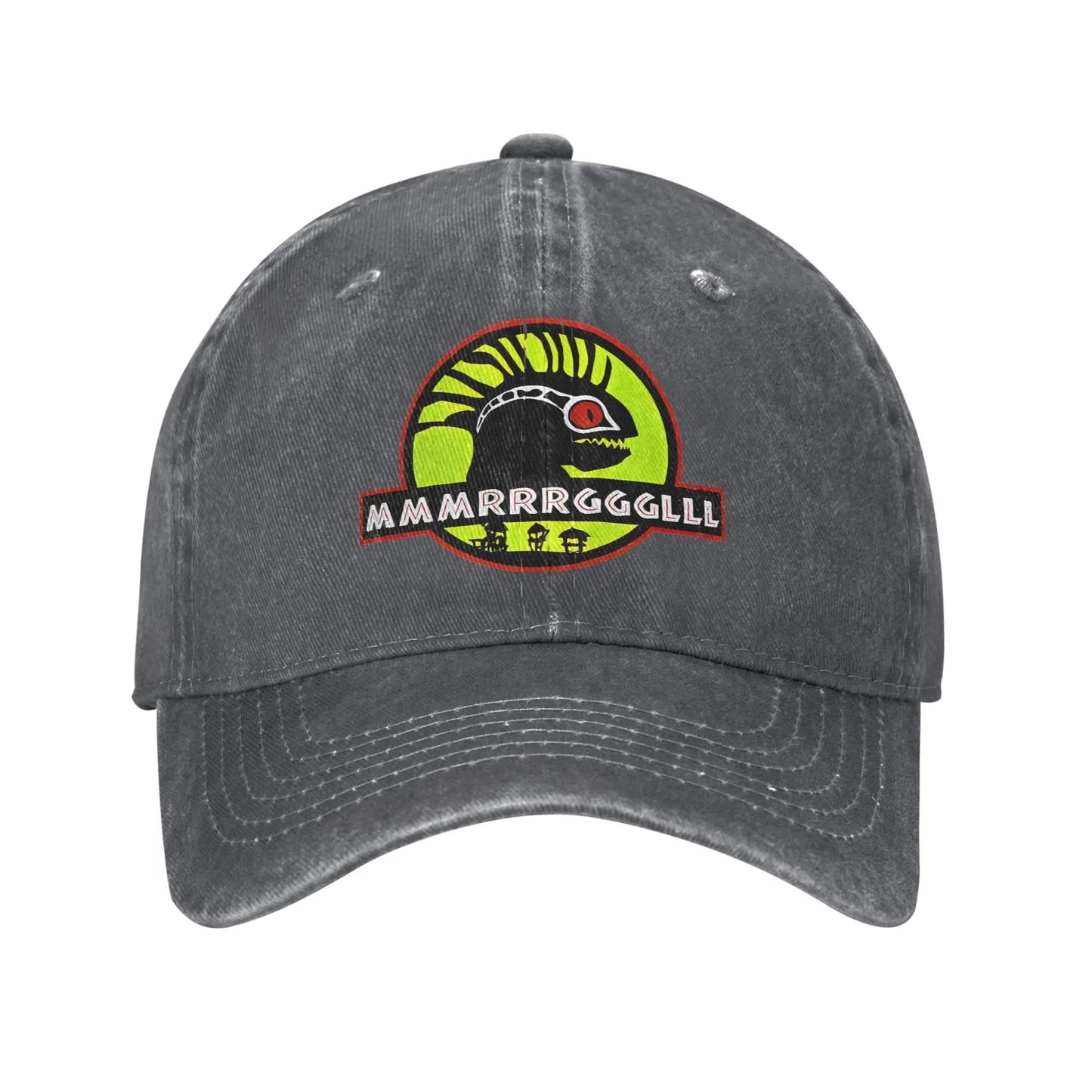 Murloc Park  World of Warcraft Baseball Cap Sun  Outdoor Gym Sunscreen Washed Trucker Hat Women Men Classic Design Baseball Caps