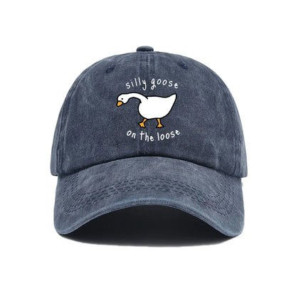 „Big Goose“ spausdinta beisbolo kepurė vyrams ir moterims, maža, šviežia, minkšta kepurė su anties liežuvio motyvu, kepurė nuo saulės, lauko apsauga nuo saulės