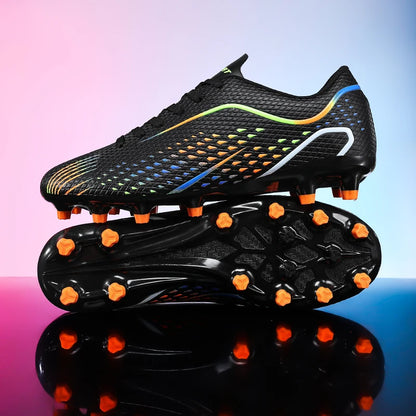 Nouvelles chaussures de football pour hommes, crampons unisexes, chaussures de football professionnelles, vente chaude, chaussures de futsal de haute qualité pour femmes, baskets ultralégères TF/FG