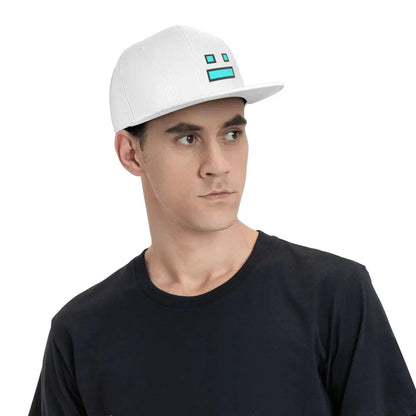Video Game Geometry Dash Baseball Caps Snapback Men Women Hats AdjustableCap Hip Hop Baseball Hat Casquette