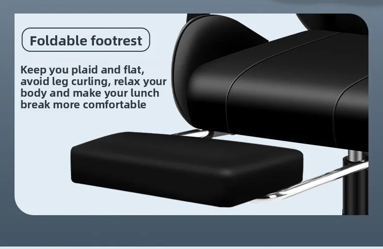 Comfortabele gamingstoel voor zittend gebruik, ergonomische gamestoel met verstelbare rugleuning, massagefunctie en draaibare zitting