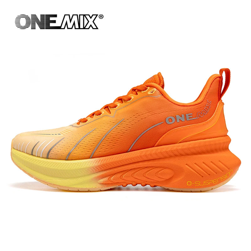 „ONEMIX“ nauji amortizuojantys bėgimo bateliai vyrams, tinkami intensyviai bėgantiems, su raišteliais, sportiniai moterims, neslystantys, lauko sportiniai vyriški sportiniai bateliai