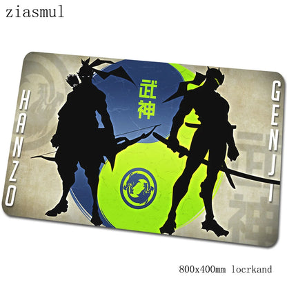 Tapete de rato Overwatch 800x400x3mm — bestseller, tapete gaming grande para rato e teclado, acessórios gaming para PC gamer