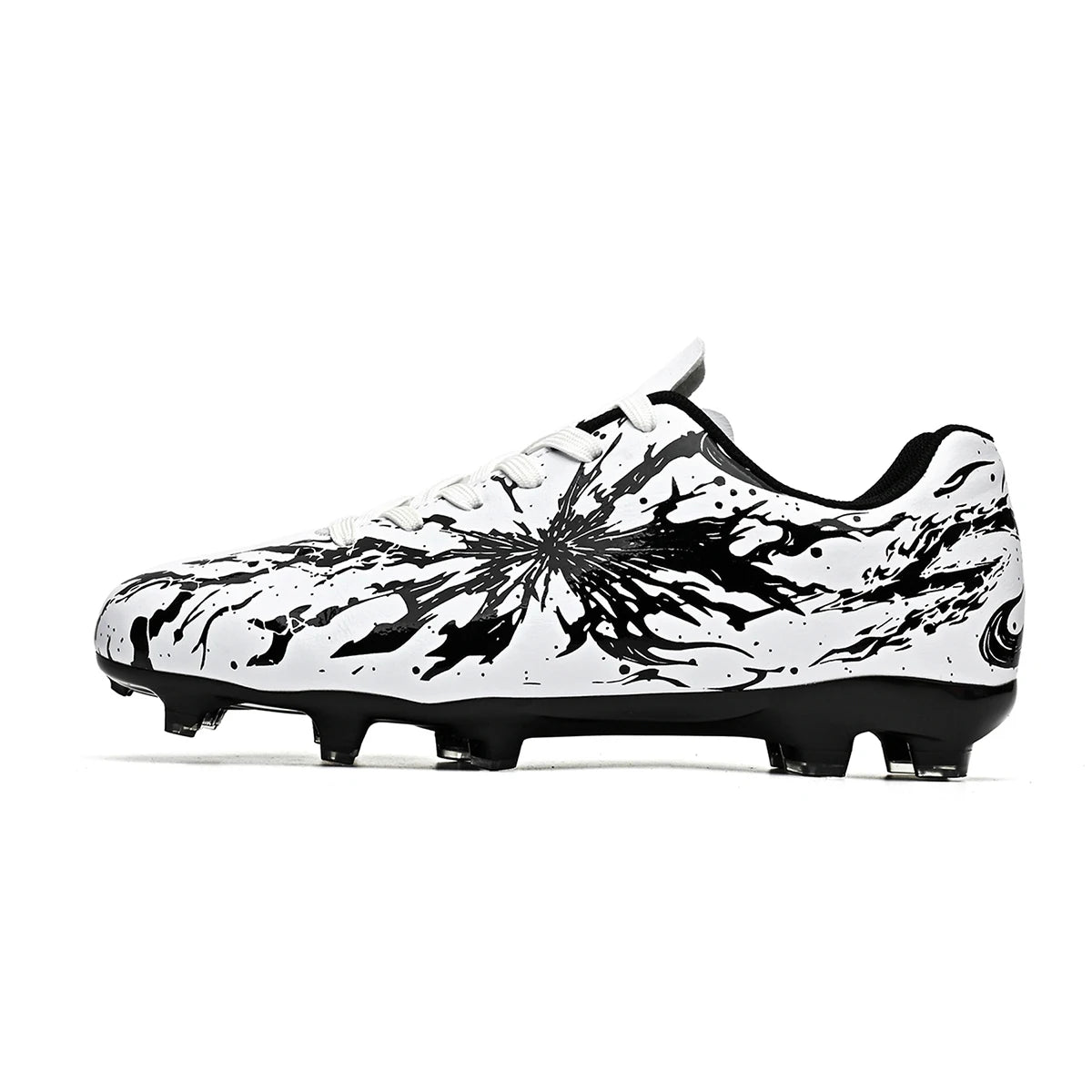 Chaussures de football pour hommes, modèle AG FG, design aérodynamique et léger, excellente adhérence, idéales pour les entraînements quotidiens sur gazon et les matchs de l’équipe de football de l’école.
