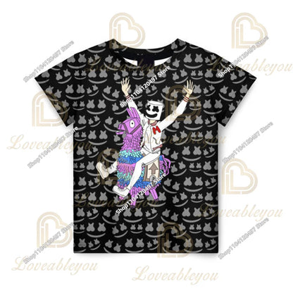 Camiseta Fortnite para niños Banana Peely, camiseta para hombre y mujer, camiseta Battle Royale Game, tops de verano Harajuku