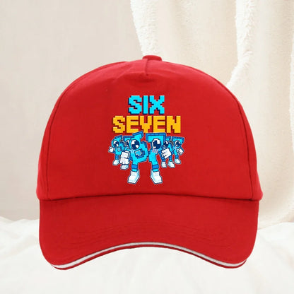 Meme 67 Six Seven 6 7 Italian Brainrot Baseball Cap Men Trucker Hat Spring Casual Outdoor Gym Sun Visor Snapback Cap
