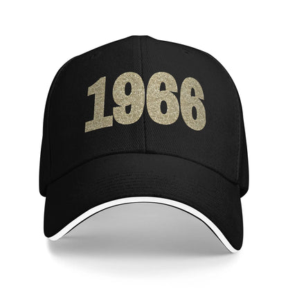 Men Women Born in 1966 vintage age 60 years old funny 60th birthday Hat Fashion Baseball Cap  Sun Hat Travel Headewear