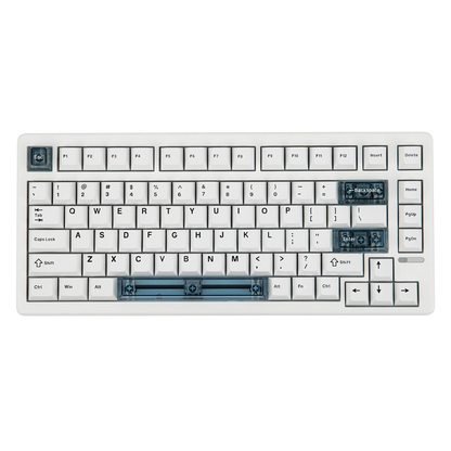 Tastiera meccanica magnetica EPOMAKER HE80 75% layout US QWERTY hot-swap Creamy Gasket cablata con effetto Hall, DKS SOCD per PC/Mac